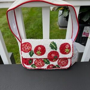 Beaded tomato bag